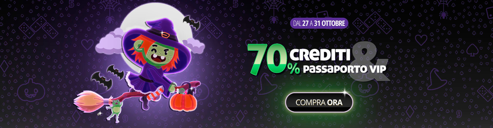 ? TUTTO con il 70% di SCONTO, solo fino alla fine di Halloween! ?